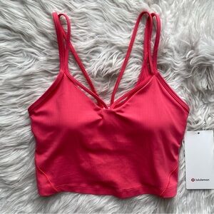 Lululemon Align Strappy Ribbed Tank Women’s Size 6 Glaze Pink